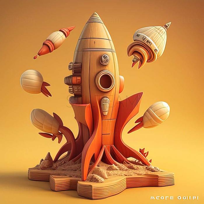 3D model ChuChu Rocket game (STL)